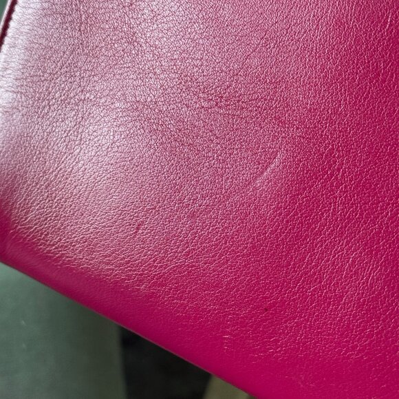 SAINT LAURENT LEATHER Sac de Jour Nano Pink W/Strap - Picture 6 of 12